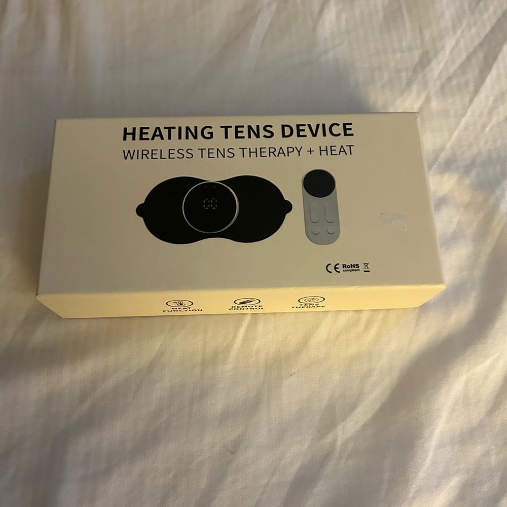 Wireless Heating TENS Therapy Device w/ Remote – Open Box Never Used